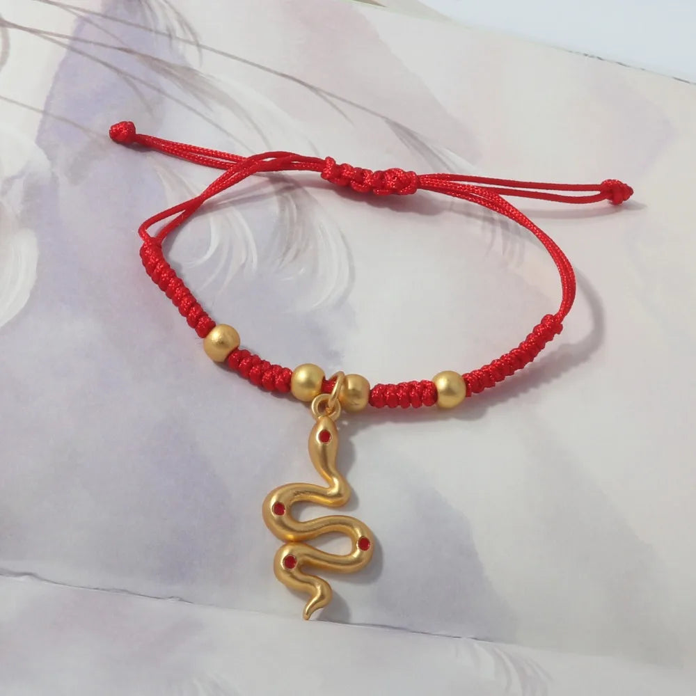 Men Simple Gifts For Lovers Buddhist Tibetan Chinese Knots Bracelet Wrist Jewelry Bangles Red Rope DIY