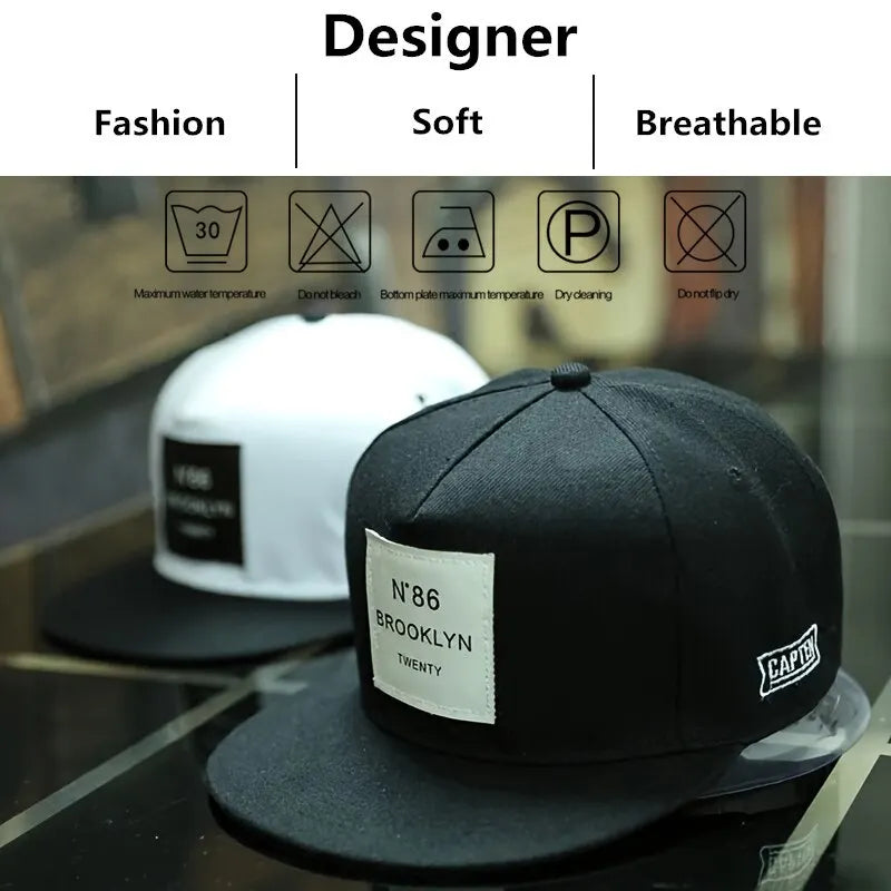 Unisex Brooklyn Print Label Embroidery Hip-hop Hats Outdoor Adjustable Casual Baseball Caps Sunscreen Hat