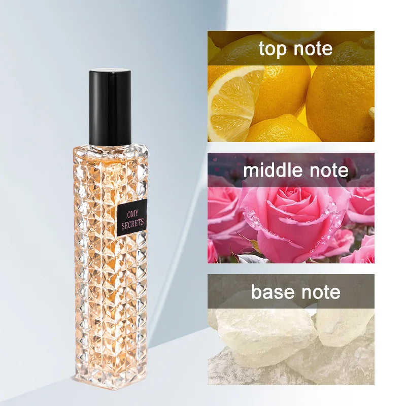 Brand Rose Light Fragrance Women's Perfume Bright Crystal Natural Lasting 50ml Body Spray Jasmine Miss Fruity Eau De Toilette